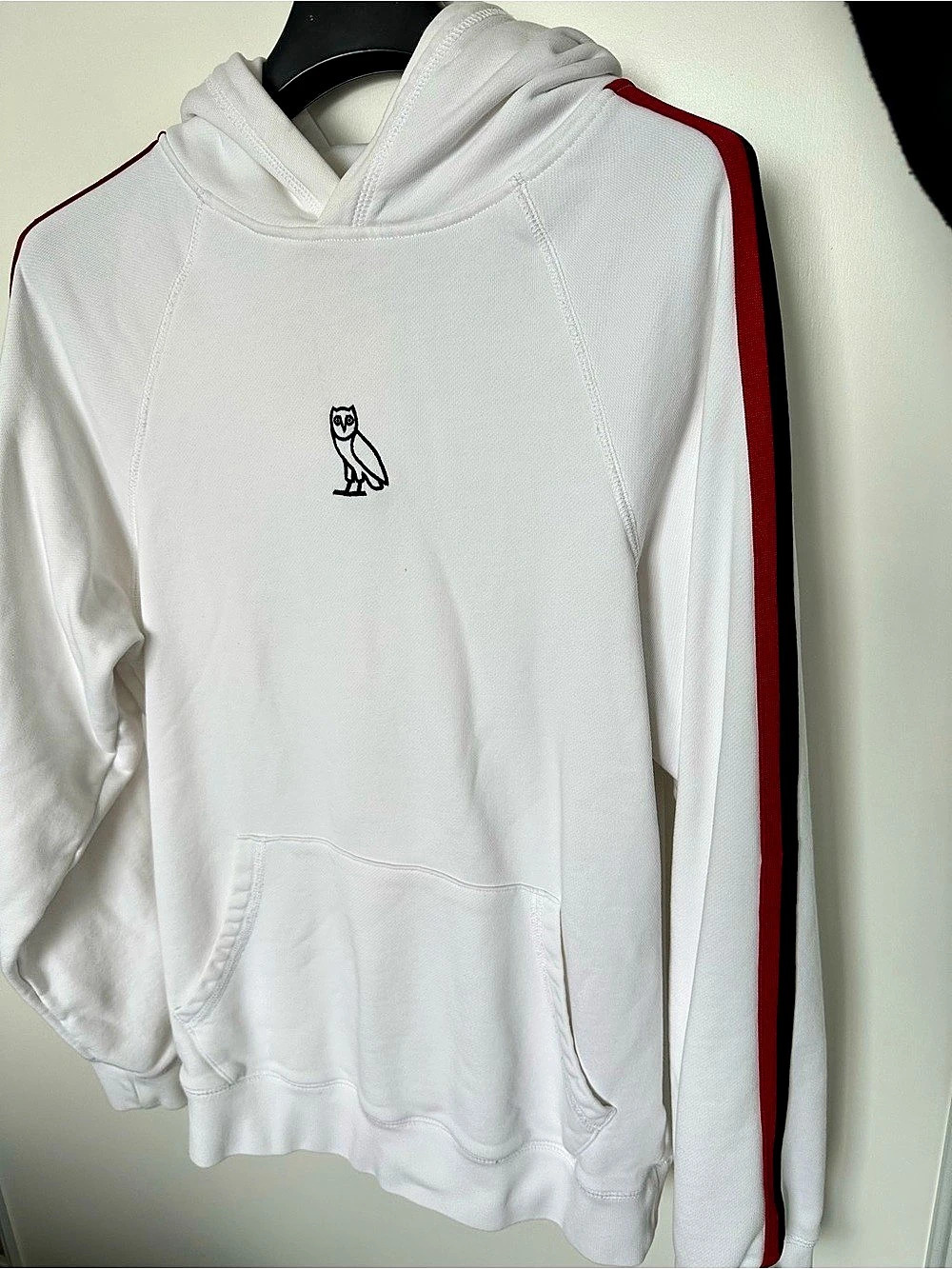 OVO White Color Block Pullover Hoodie Like New